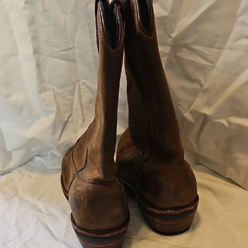Dan Post Distressed Tan Western Boots - Picture 6 of 7